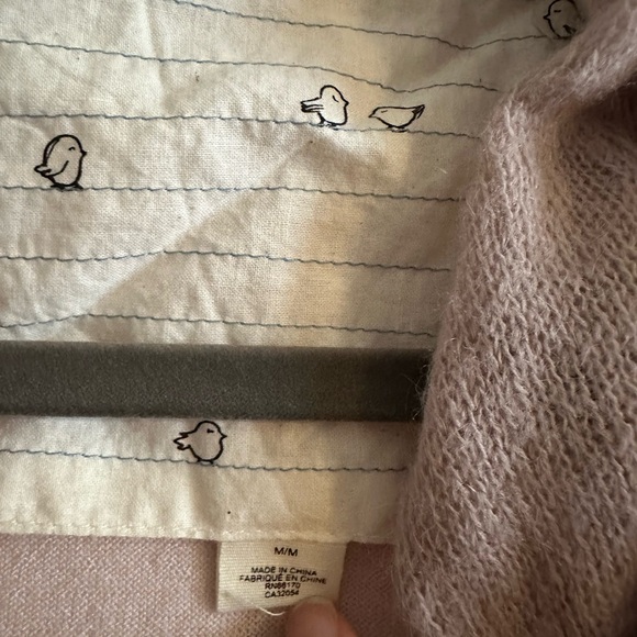 Anthropologie Canary Ruffled Pink Cardigan - Picture 2 of 4